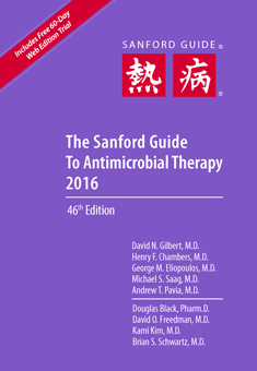 sanford antimicrobial guide 2017